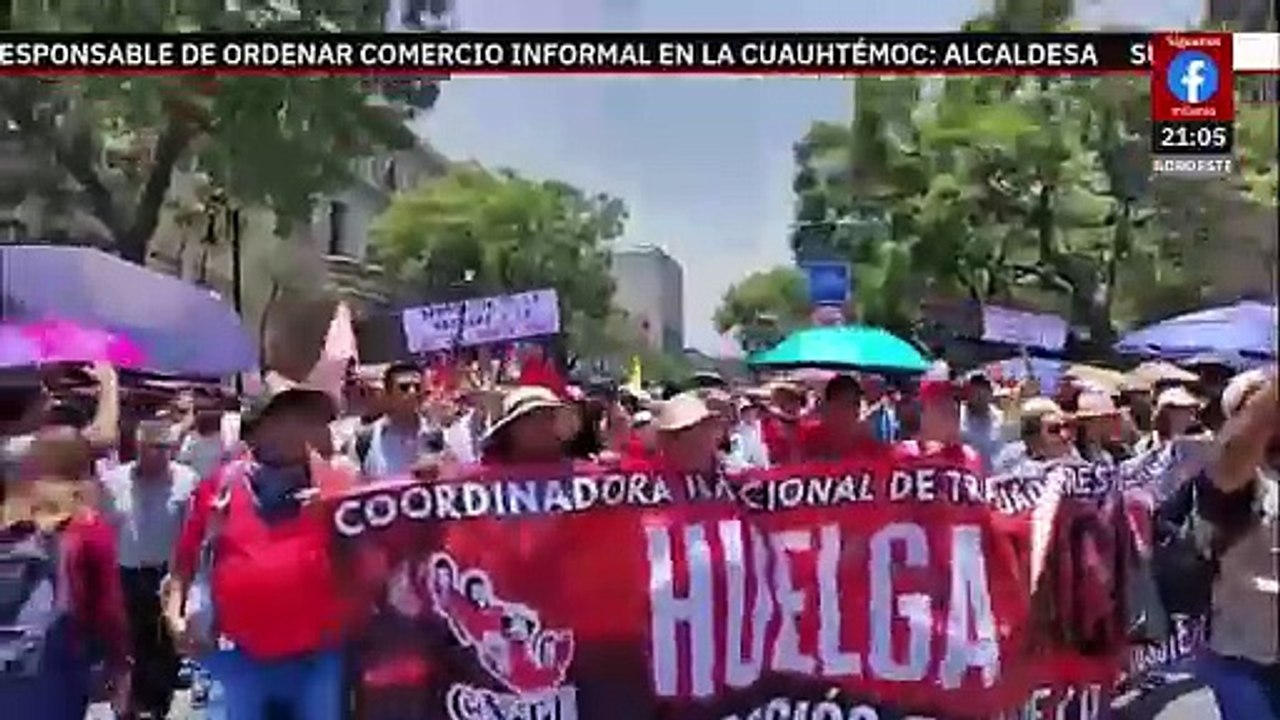 Sheinbaum no cumplió, denuncia la CNTE y emite comunicado