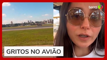 Após pane elétrica, Monica Iozzi abandona voo que seguia para o Rio de Janeiro