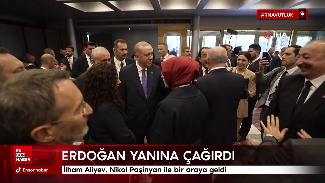 İlham Aliyev, Nikol Paşinyan ile bir araya geldi