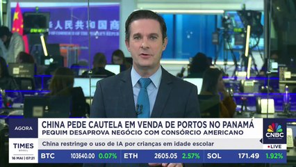 China reage à venda de portos do Panamá para grupo dos EUA; Mariana Almeida analisa 
