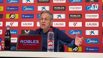 Caparrós reflexiona sobre la posible alineación indebida