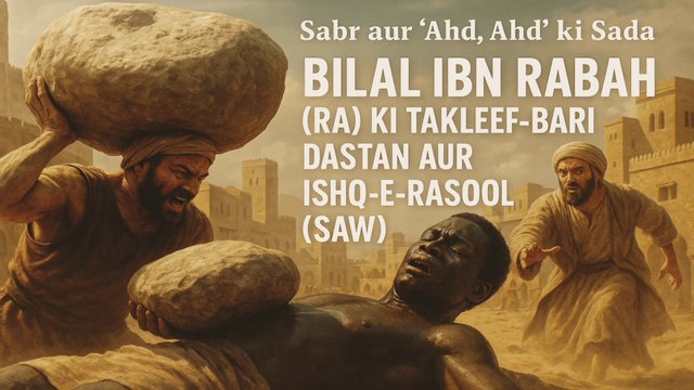 Hazrat Bilal Habshiؓ ka Sabr aur 'Ahd, Ahd' ki Sada | Bilal Ibn Rabah (RA) Story