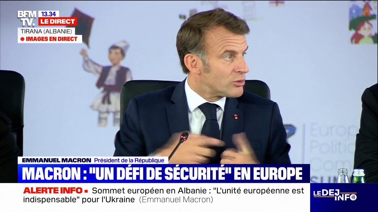 Emmanuel Macron: "La Russie n'a pas envie de cessez-le-feu" en Ukraine