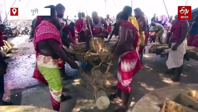 ओडिशा: पुरी में भगवान जगन्नाथ का रथ बनाने का काम जारी, 27 जून को निकलेगी भव्य रथ यात्रा
