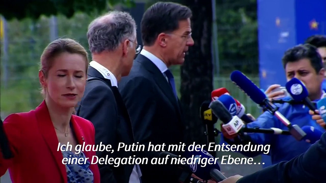 Nato-Generalsekretär: 'Putin hat einen Fehler gemacht'