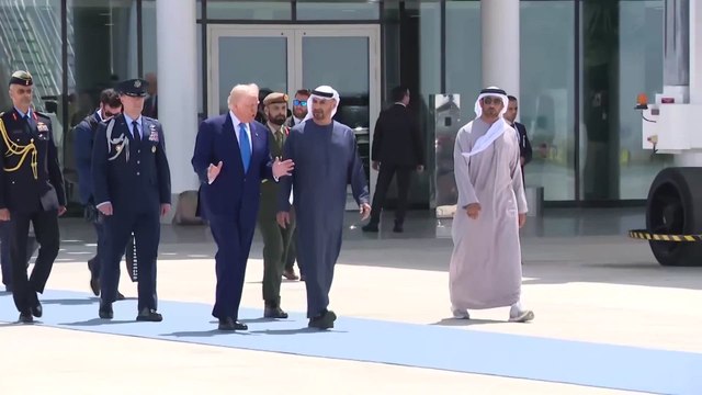 TRUMP ENDS ABU DHABI VISIT WITH A POWERFUL FAREWELL TO CLOSE HIS MIDDLE EAST TOUR