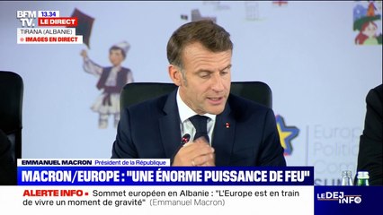 Emmanuel Macron: "Notre grande Europe est à un moment de réveil géopolitique"