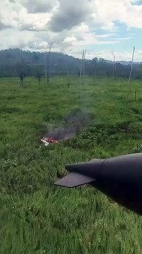 Fab intercepta avião com 200 kg de maconha no Pará