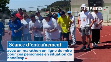 Séance d’entraînement : avec un marathon en ligne de mire pour ces personnes en situation de handicap