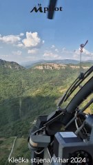 emGAZELA H-45 (SA342) Soko - Klečka stijena Vihar Jablaničko jezero S24+2024