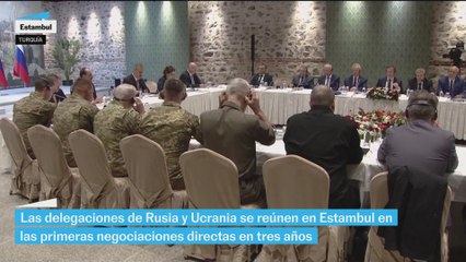 Rusia y Ucrania inician en Estambul sus primeras conversaciones de paz en tres años