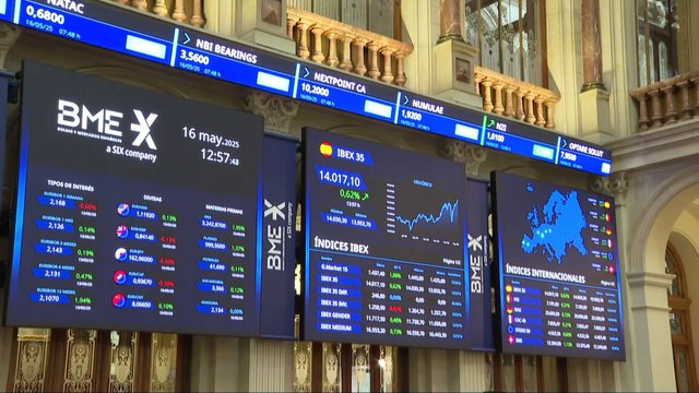 El Ibex 35 alcanza los 14.000 puntos por primera vez desde mayo de 2008