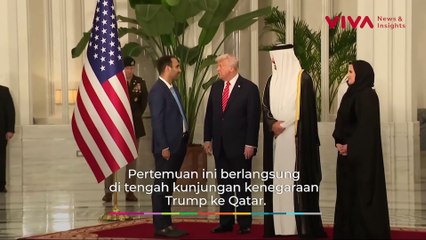 Momen Hangat Pertemuan Ketum Kadin Anindya Bakrie dan Trump