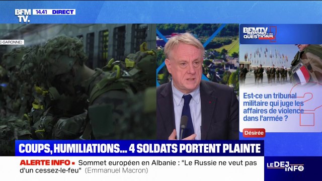 Est-ce un tribunal militaire qui juge les affaires de violence dans l'armée? BFMTV répond à vos questions