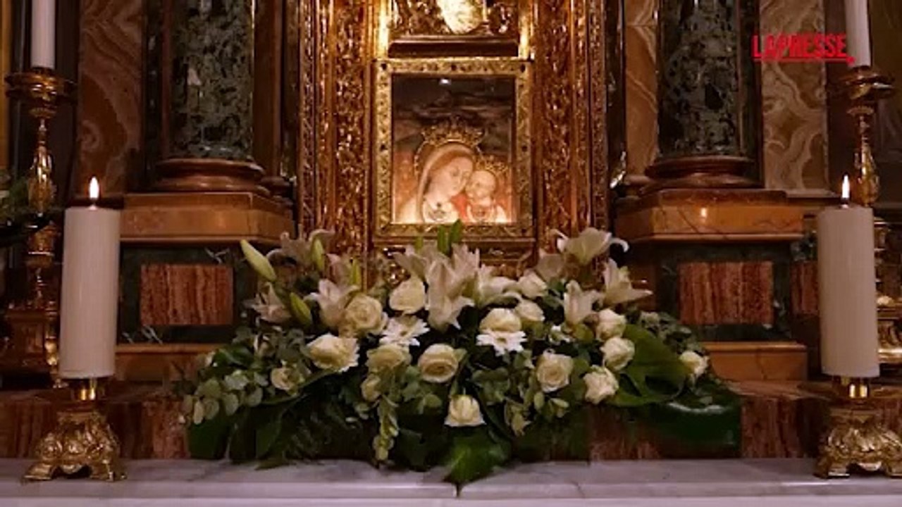 Leone XIV, al Santuario della Madonna del Buon Consiglio nuova immagine del Papa
