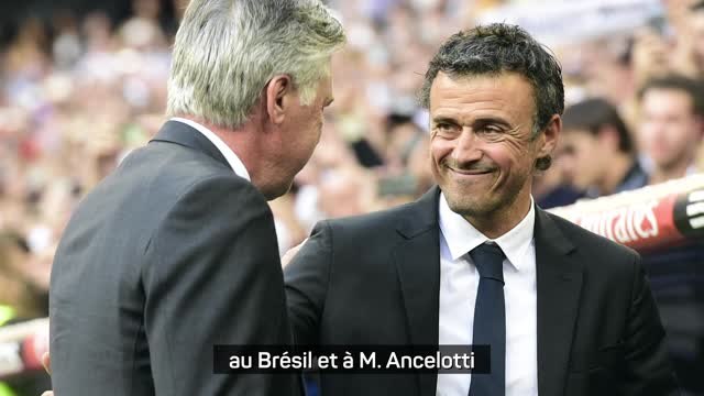 PSG - Luis Enrique très élogieux envers le formidable Ancelotti