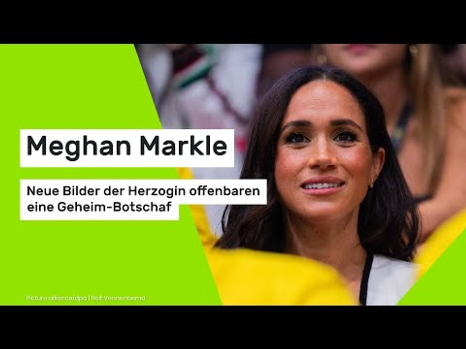Meghan Markle: Neue Bilder der Herzogin offenbaren eine Geheim-Botschaft