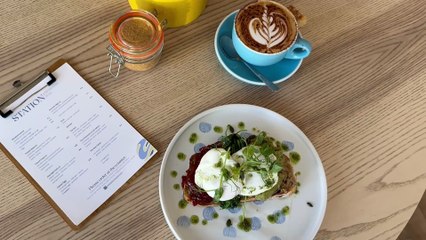 Inside Station Espresso Bar in East Boldon