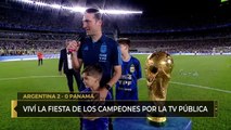 Agradecimiento de Scaloni al Monumental - Argentina 2-0 Panamá - Amistoso 2023