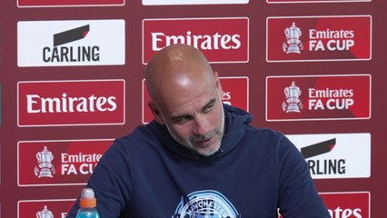 Pep Guardiola focussed on Man City lifting FA Cup with win against Crystal Palace