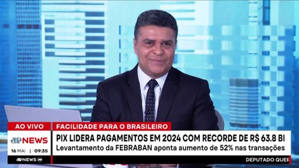 Pix bate recorde e lidera meios de pagamento em 2024 com R$ 63,8 bilhões em transações
