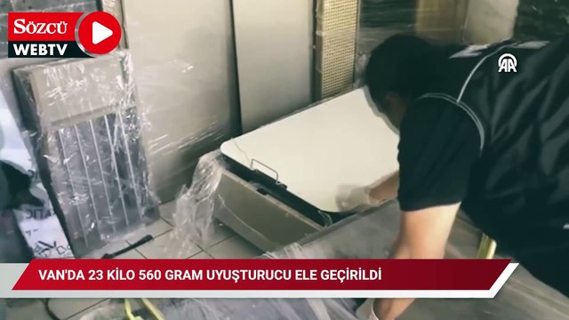 Van'da 23 kilo 560 gram uyuşturucu ele geçirildi