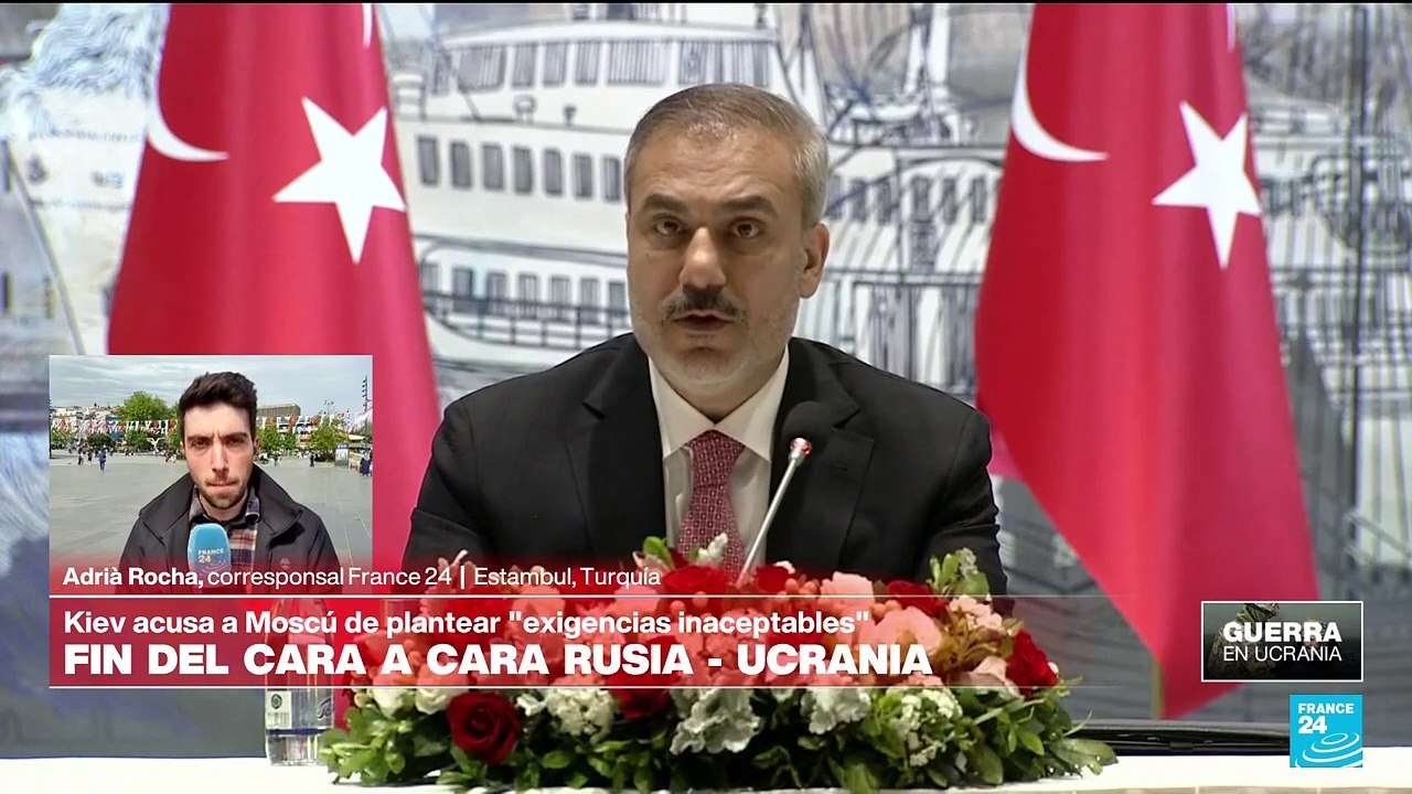 Informe desde Estambul: terminó reunión Ucrania-Rusia con profundas divisiones