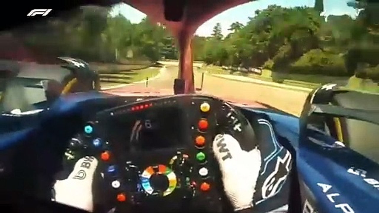 Franco Colapinto Onboard F1 Casco