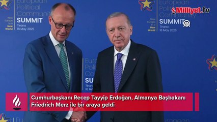 Cumhurbaşkanı Erdoğan, Almanya Başbakanı Merz'i kabul etti