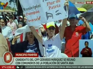 Candidato del GPP Gerardo Márquez se reunió con comuneros trujillanos en el mcpio. Pampán
