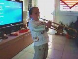 Lucas 9 Mai avec le trombonne