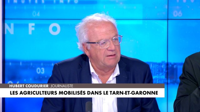 Hubert Coudurier sur les agriculteurs mobilisés dans le Tarn-et-Garonne