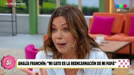 Analía Franchín reveló por qué cree que su papá reencarnó en su gato