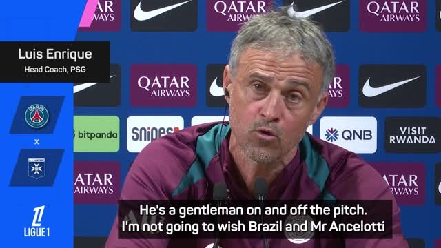 Enrique refuses to wish success to Ancelotti in new Brazil role