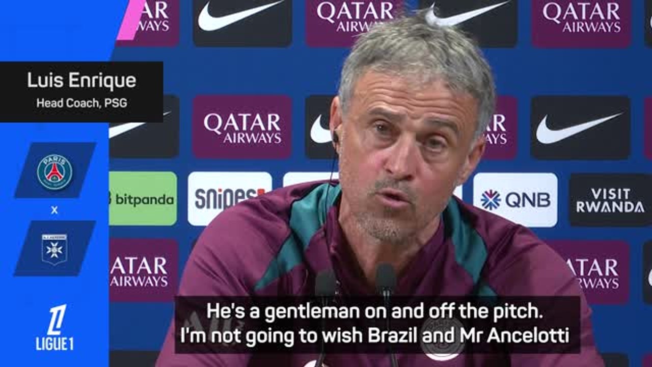 Enrique refuses to wish success to Ancelotti in new Brazil role