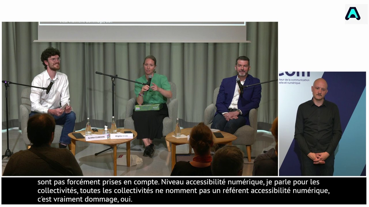 Tables rondes sur les enjeux de l'accessibilité numérique