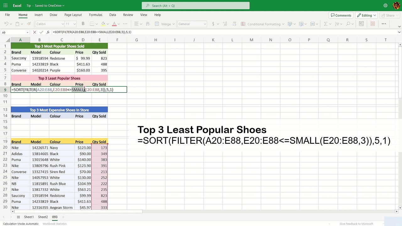 How do I find the Top 3 highest values in Excel? - Excel Tips and Tricks