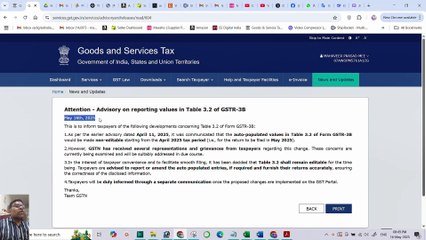 Attention_ Advisory on Reporting Values in Table 3.2 of GSTR-3B !!!