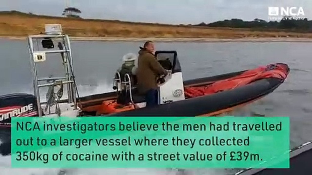 Drug smugglers jump ship to flee Border Force officers