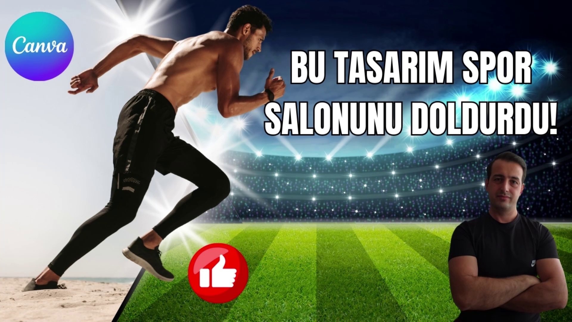 Canva ile Göreni Spor Salonuna Çekiyor! Afiş Tasarımı Adım Adım 💪