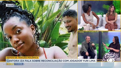 Iza fala sobre reconciliação com jogador Yuri Lima