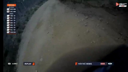 WRC 2025 Portugal SS9: Sesks Crashes Into Bank 🚗💥