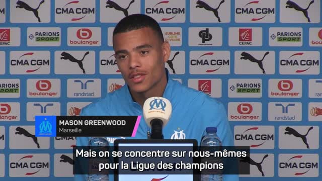 Marseille - Greenwood : "Le PSG est très fort, mais on se concentre sur nous"