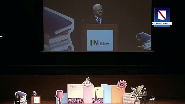 De Luca - La Regione Campania al Salone Internazionale del Libro di Torino (16.05.25)