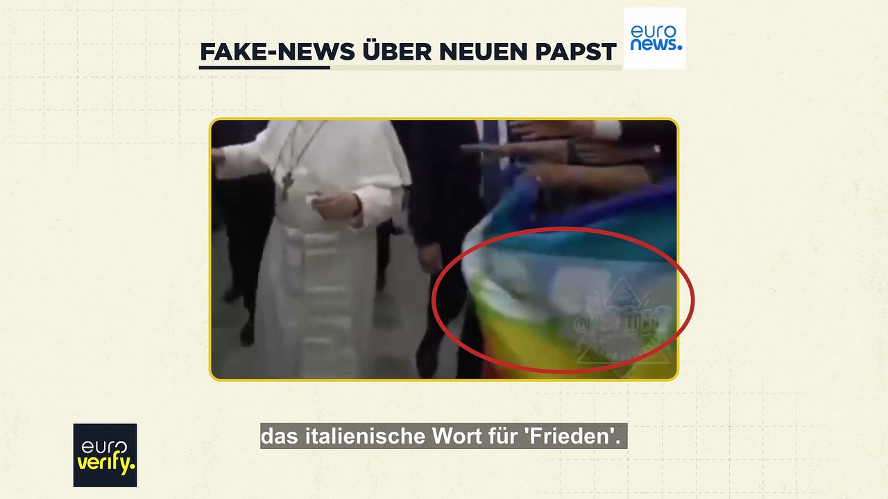 Lgbtq+-flagge, "wokeness" und vertuschung von sexuellem missbrauch: fake-news über den neuen papst