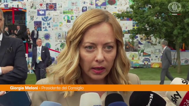 Ucraina, Meloni L'Italia non è disponibile all'invio di truppe