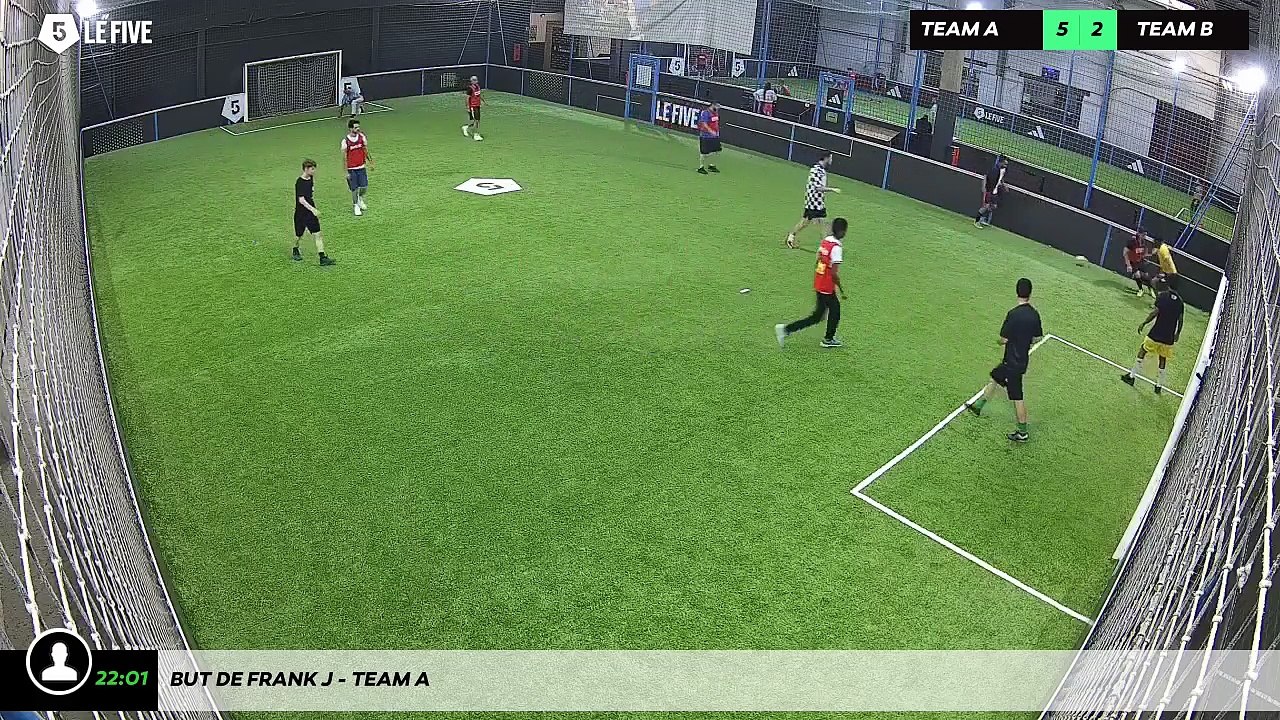 But de Frank J - Team A