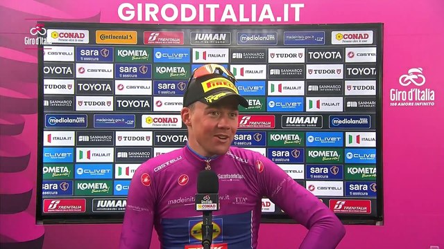 Cycling - Giro d'Italia 2025 - Mads Pdersen : We raced for Mathias Vacek today, he deserved it and to go for Pink Jersey