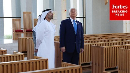 President Trump Tours The Abrahamic Family House In Abu Dhabi