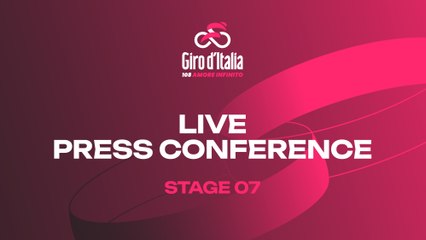 Live Coverage: Stage 07 Winner's Press Conference 🚴‍♂️
